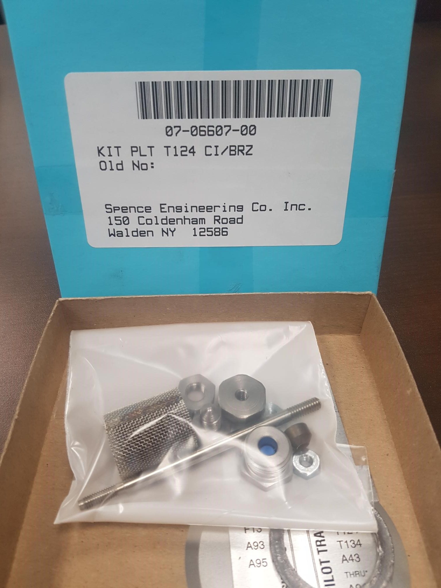 T124-Pilot Repair Kit **CONTACT FOR PRICING**