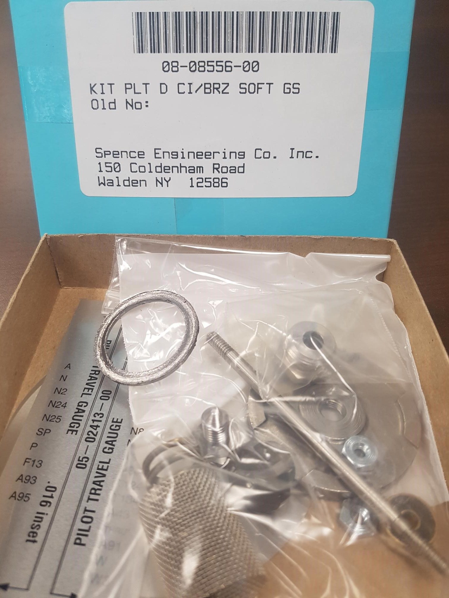 D Pilot Repair Kit (Soft Seat) **CONTACT FOR PRICING**